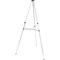 Quartet Tripod Easel, 3/4" Tubular Aluminum Legs, 38"-66"H, Silver QRT50E - alternate 3